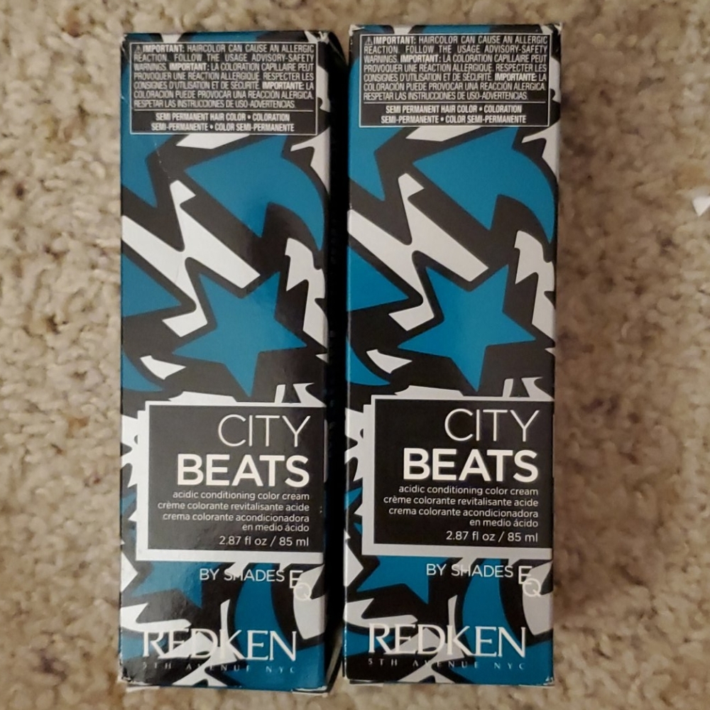Redken CITYBEATS semi-perm hair dye - teal